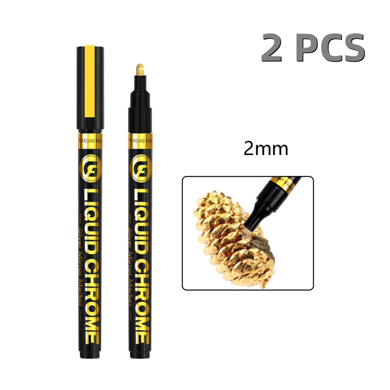 Art Liquid Mirror Chrome Highlight Marker Pen - DIY Multifunctional Tool